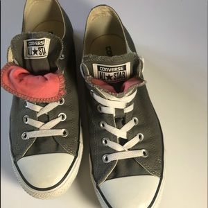 NWOT Gray/ Pink Converse Women’s size 10